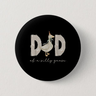 Macaron Rond 5 Cm Un Papa Oie Silly 1er Premier Anniversaire Famille