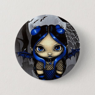 Macaron Rond 5 Cm "Un petit" bouton timbré