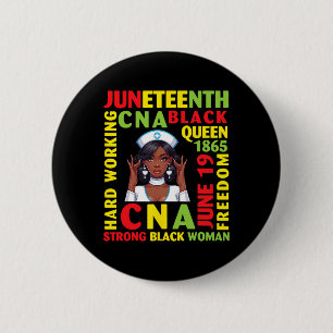Macaron Rond 5 Cm Une femme noire forte de Black Queen