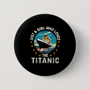 Macaron Rond 5 Cm Une fille qui aime les filles du RMS Titanic