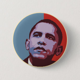 Macaron Rond 5 Cm Une nouvelle majorité - bouton politique d'Obama