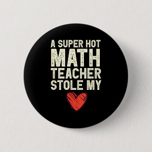 Macaron Rond 5 Cm Une prof de maths super sexy m'a volé mon cœur pou
