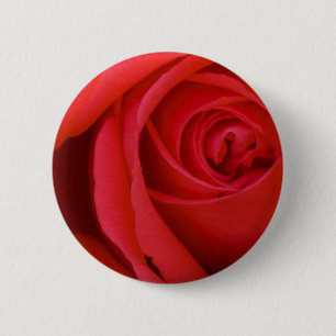 Macaron Rond 5 Cm Une Rose Rouge Pour Vous