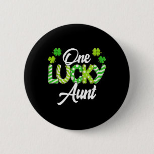 Macaron Rond 5 Cm Une Tante Chanceuse Shamrock Tante Irlandaise St P