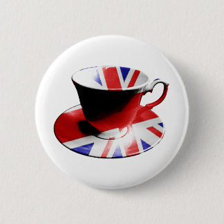 Macaron Rond 5 Cm Une tasse intéressante de thé anglais
