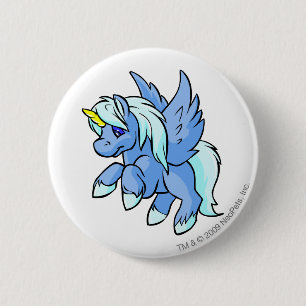 Macaron Rond 5 Cm Uni bleu