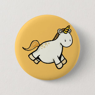Macaron Rond 5 Cm Unicorne