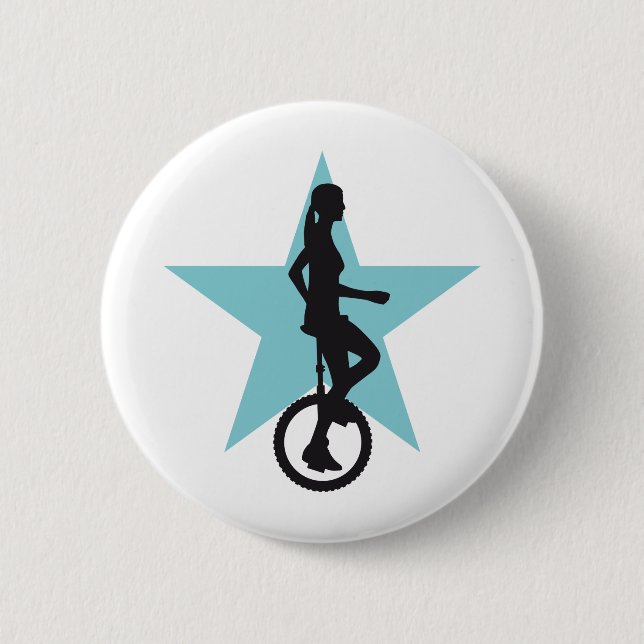 Macaron Rond 5 Cm unicycle (Devant)