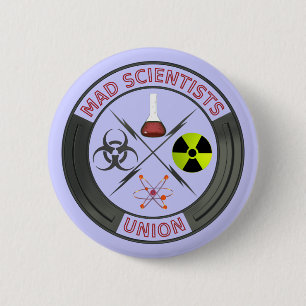 Macaron Rond 5 Cm Union folle de scientifique