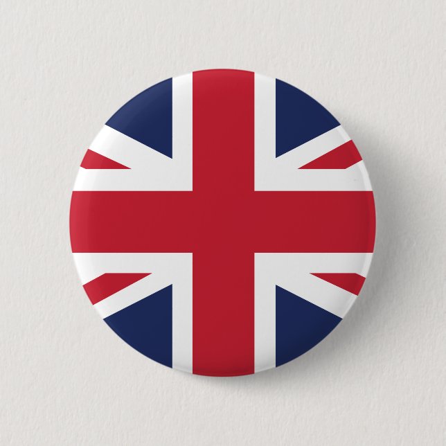 Macaron Rond 5 Cm Union Jack (Devant)