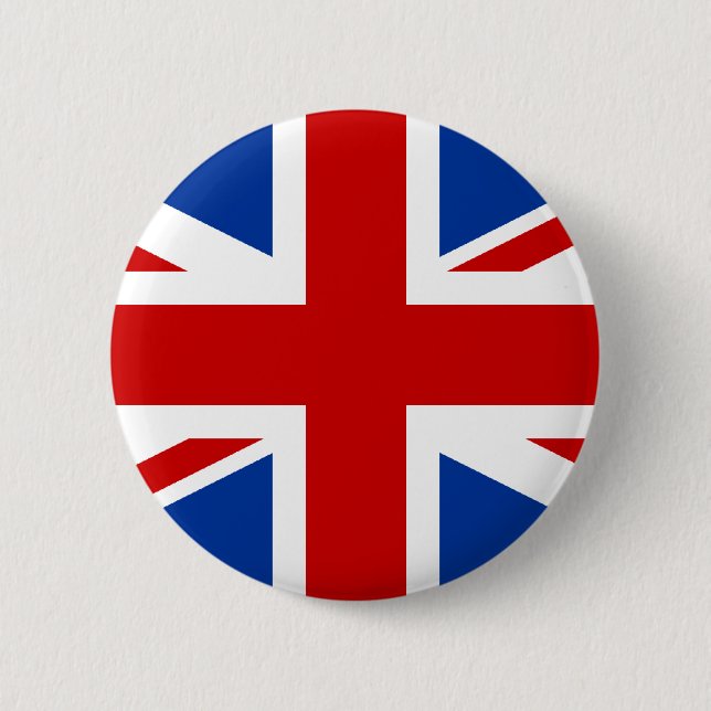 Macaron Rond 5 Cm Union Jack (Devant)