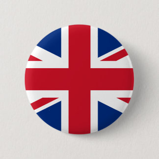 Macaron Rond 5 Cm Union Jack Royaume-Uni