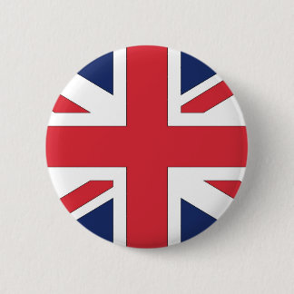 Macaron Rond 5 Cm Union Jack, Union Drapeau de Grande-Bretagne
