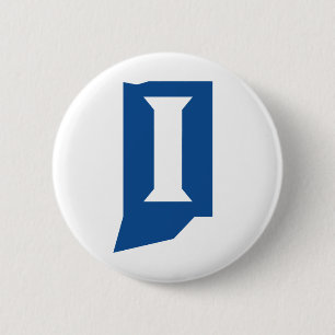 Macaron Rond 5 Cm Université d'État de l'Indiana