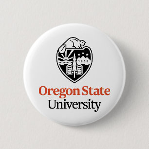 Macaron Rond 5 Cm Université d'État de l'Oregon