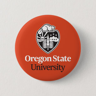 Macaron Rond 5 Cm Université d'État de l'Oregon