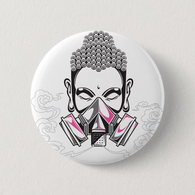 Macaron Rond 5 Cm Urbain-CleansingDark (Devant)