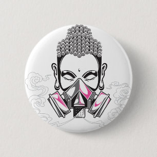 Macaron Rond 5 Cm Urbain-CleansingDark