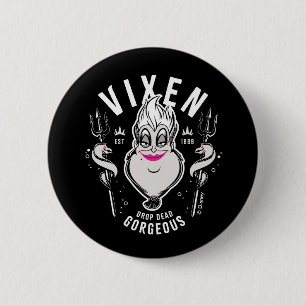 Macaron Rond 5 Cm Ursula Vixen Drop Dead Gorgeous