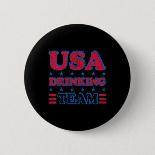 Macaron Rond 5 Cm Usa Dru 4 juillet l'indépendance