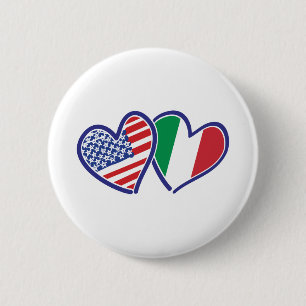 Macaron Rond 5 Cm USA—Italie-amour