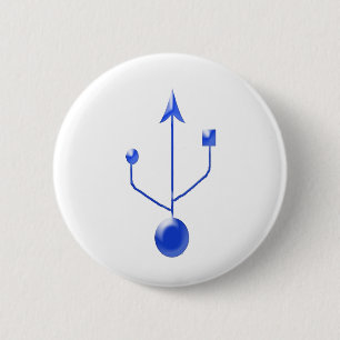 Macaron Rond 5 Cm USB-b