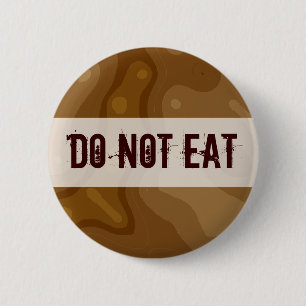 Macaron Rond 5 Cm Usine de chocolat - NE PAS MANGER