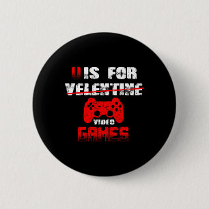 Macaron Rond 5 Cm V Est Pour Jeux Vidéos Garçons Valentines Jour Enf