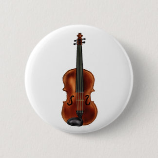 Macaron Rond 5 Cm V est pour le violon
