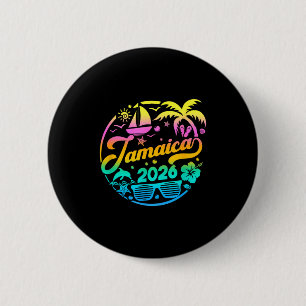 Macaron Rond 5 Cm Vacances de famille à la plage en Jamaïque 2026, g