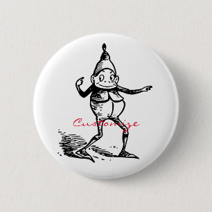 Macaron Rond 5 Cm Vacances hivernales mignonnes Elf Gnome Thunder_Co