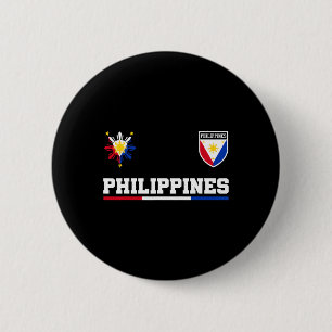 Macaron Rond 5 Cm Vacances Philippines Souvenir Vintage Philippin