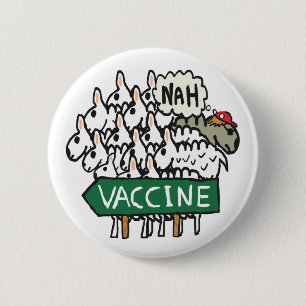 Macaron Rond 5 Cm Vaccination contre la cire des moutons
