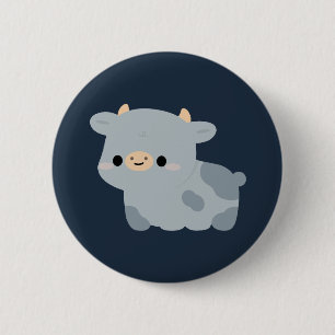 Macaron Rond 5 Cm Vache Blue Belge