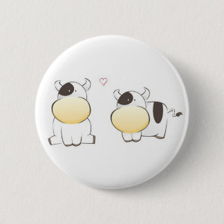 Macaron Rond 5 Cm vaches mignonnes