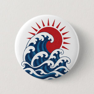 Macaron Rond 5 Cm Vagues