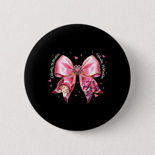 Macaron Rond 5 Cm Valentine Coquette Nœud Western Saint-Valentin
