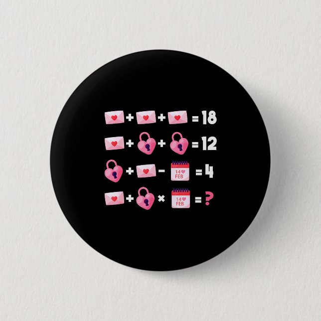 Macaron Rond 5 Cm Valentines Day Order Of Operations Valentines Math (Devant)