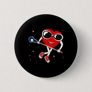 Macaron Rond 5 Cm Valentines Lacrosse Valentines Chemise Coeur Ltrav