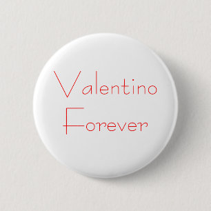 Macaron Rond 5 Cm Valentino pour toujours