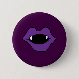 Macaron Rond 5 Cm Vamp pourpre