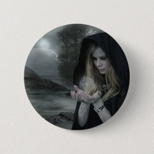 Macaron Rond 5 Cm Vampire et sorcellerie