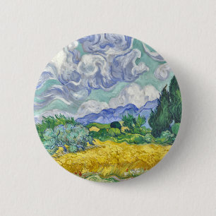 Macaron Rond 5 Cm Van gogh