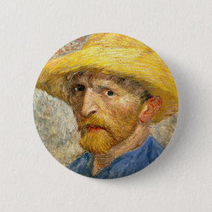Macaron Rond 5 Cm Van Gogh - Autoportrait