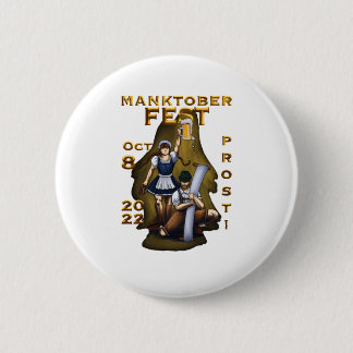 Macaron Rond 5 Cm vecteur Manktoberfest