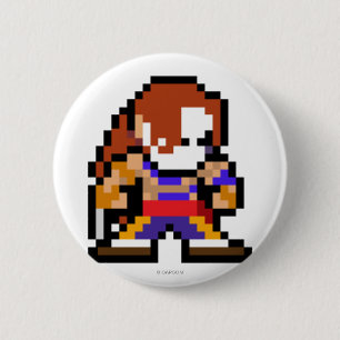 Macaron Rond 5 Cm Vega à 8 bits