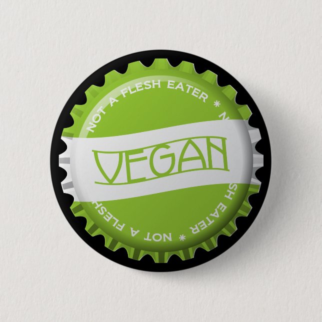 Macaron Rond 5 Cm Vegan Bottlecap (Devant)