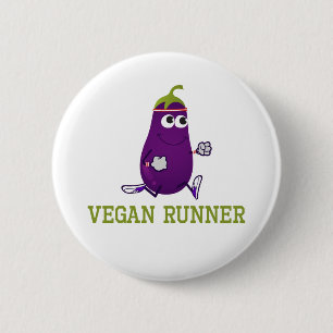Macaron Rond 5 Cm Vegan Runner Eggplant