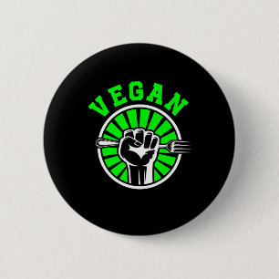 Macaron Rond 5 Cm Véganisme végétarien Végétarien Animaux Libération