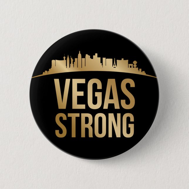Macaron Rond 5 Cm Vegas Strong (Devant)
